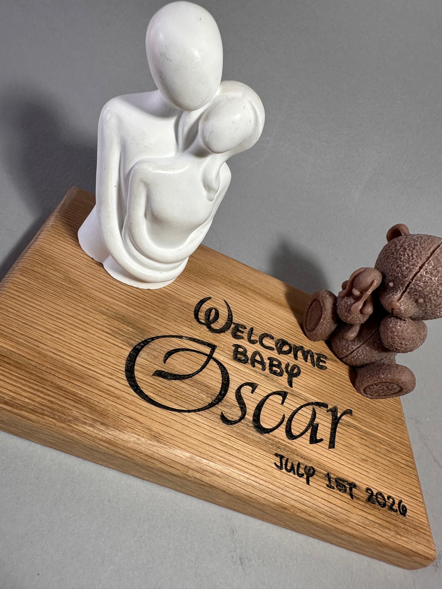 Personalised baby keepsake gift set