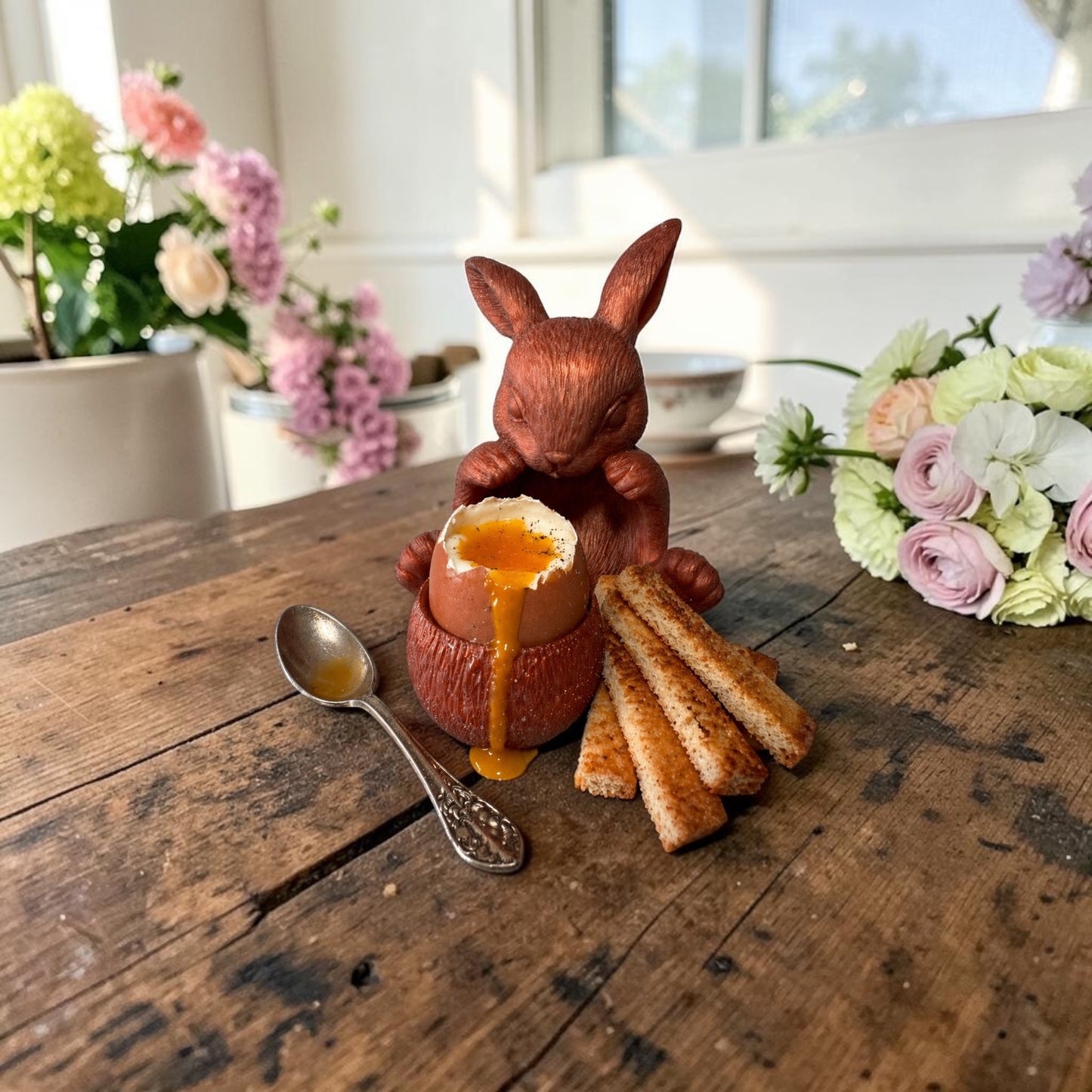 Bunny Egg Cup Easter Gift Set